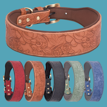 Pawfect Charm Leather Collar